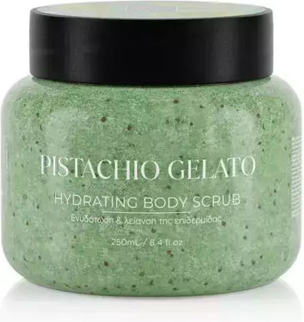 Lavish Care Hydrating Body Scrub Pistachio Gelato Body Exfoliator 250ml Pistachio Ice Cream