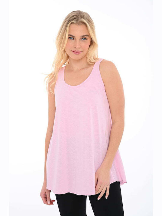 Bodymove Feminin Bluza-rochie Pink