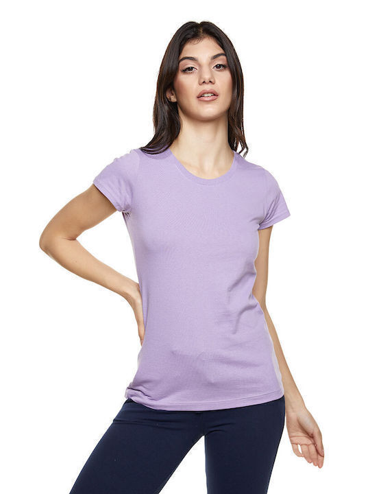 Bodymove Damen Sport T-Shirt Lila