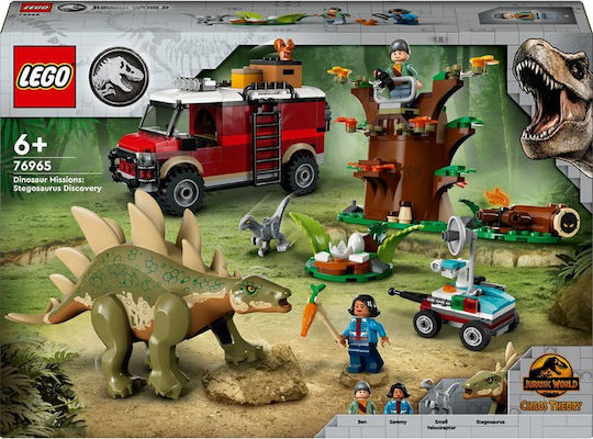 LEGO Jurassic World Dinosaur Missions Stegosaurus Entdeckung für 6+ Jahre 420 Stück