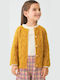 Kids Cardigan Turmeric
