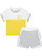 Kids' Set with Shorts Summer 2pcs Yellow