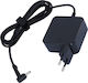 CoreParts Φορτιστής Laptop 45W 19V 2.37A για Asus με Αποσπώμενο Καλώδιο Τροφοδοσίας