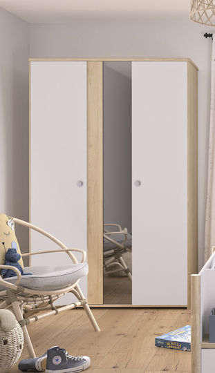 Two Door Wardrobe Beige 130x60x202cm