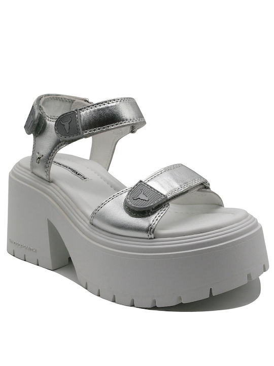 Windsor Smith Damen Sandalen in Silber Farbe