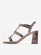 Leather Sandals Silver