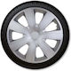 Autoline Set Capace De Roți Auto Argo Tenzo 14" 4 Bucăți Argintii