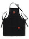 Quttin Apron Black 81x70cm