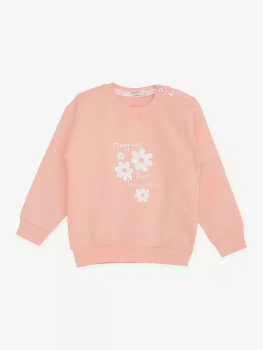 Trendy Shop Kinder Sweatshirt Koralle