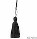 Ciucure decorativ pentru proiecte DIY Negru 10buc