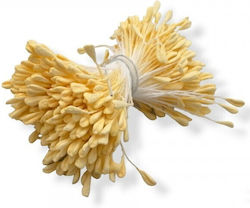 Decorative Flower for DIY Crafts Yellow 350pcs