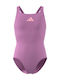 adidas Solid Costum de baie pentru copii Întreg Purple