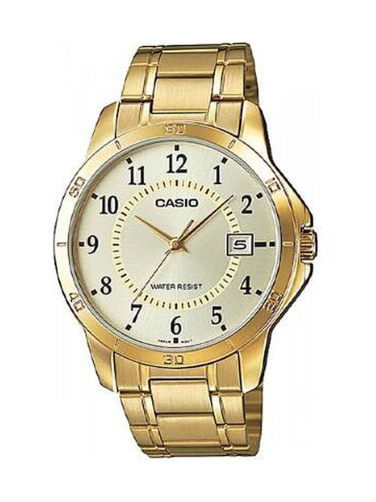 Casio Uhr mit Gold Metallarmband