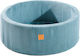 Meow Baby Ball Pit made of Fabric 90x90x30cm. for 6+ Months Turquoise