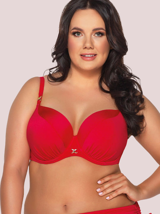Summer Mix & Match Bikini Sutien Cu burete Coral