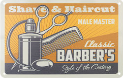 Activeshop Plaque Barber B001 Hair Salon and Spa Accessories