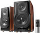 Edifier S3000MKII Αυτοενισχυόμενα Ηχεία με Bluetooth (Ζεύγος) Καφέ