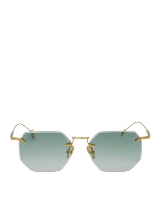 Eyepetizer Ochelari de soare Χρυσά cu Cadru & Verde Lentilă