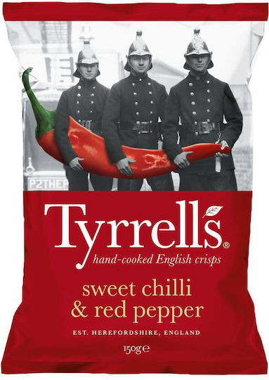 Tyrrells Chips With Sweet Chilli Flavor 150gr