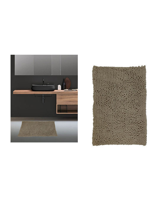 ArteLibre Non-Slip Bath Mat 06511706 Brown 50x80cm