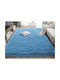 Fluffie Rutschfestes Rechteckiges Petrol Blau Teppich 200x290cm