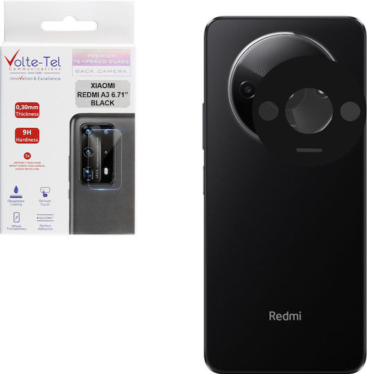 Volte-Tel Camera Protection Tempered Glass Black for the Xiaomi Redmi A3
