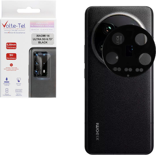 Volte-Tel Camera Protection Tempered Glass Black for the Xiaomi 14 Ultra 5G