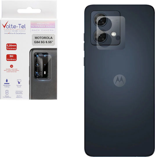 Volte-Tel Camera Protection Tempered Glass Black for the MOTOROLA G84 5G