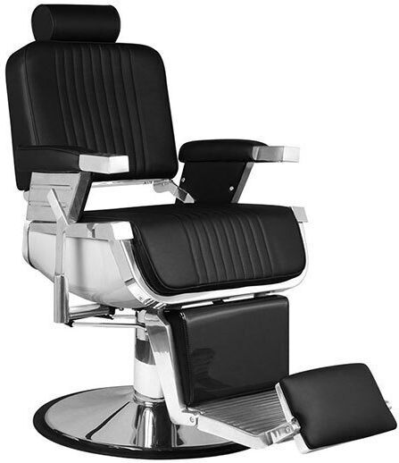 Barber Equipment Καρέκλα Barbier Schwarz mit verstellbarer Höhe
