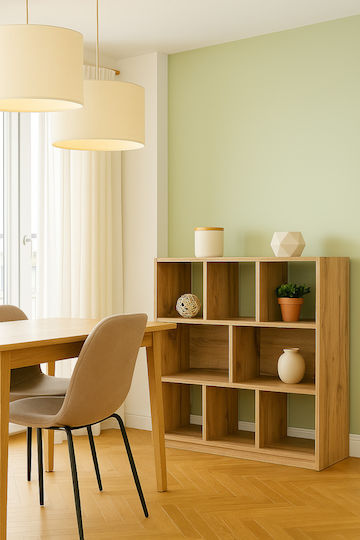Βιβλιοθήκη Mini Brown 86x28x94.5εκ.