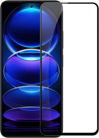 ObaStyle Vollkleber Vollflächig gehärtetes Glas Schwarz (Redmi 10C)