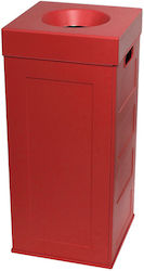 Green City International Recycling Plastic Waste Bin 70lt Red