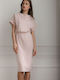 Lenitif Midi Dress Pink