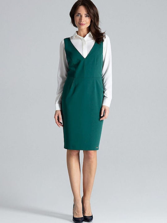 Lenitif Midi Dress Green