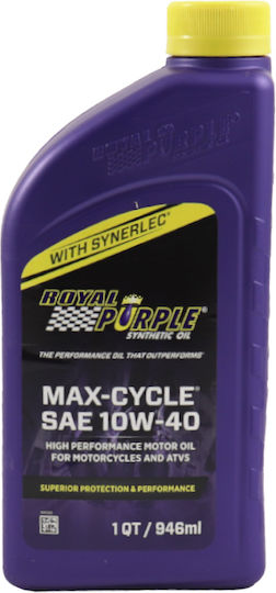 Royal Purple Royal Motorcycle Oil for Four-Stroke Engines 10W-40 1lt