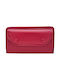 Burgundy Wallet with Detachable Strap