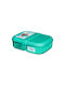 Sistema Plastic Lunch Box Green 1100ml