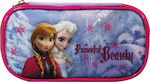 Fabric Pink Pencil Case with 1 Compartment