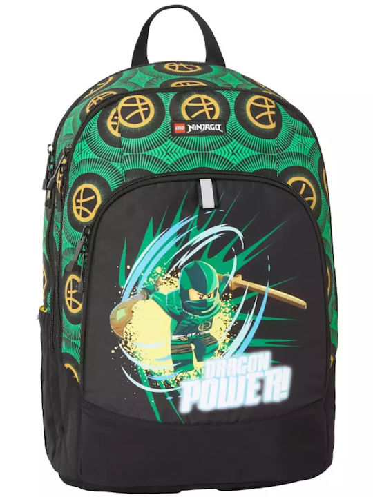 Lego Base School Bag Backpack Junior High-High School in Green color