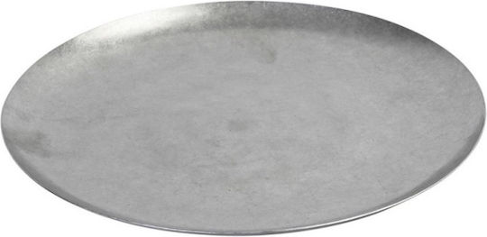 Espiel Snow Πιάτο Ρηχό Inox Γκρι με Διάμετρο 19cm