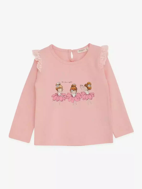 Trendy Shop Kids Blouse Long Sleeve Pink