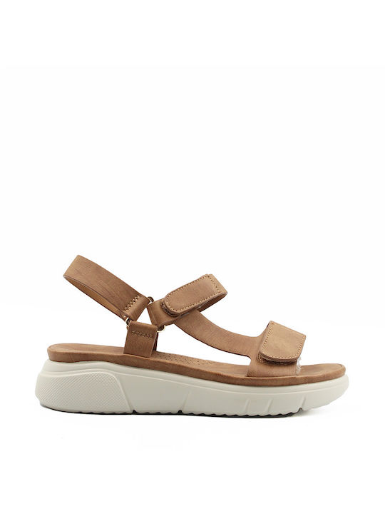 Alta Moda Anatomic Flatforms Women's Sandals Tabac Brown