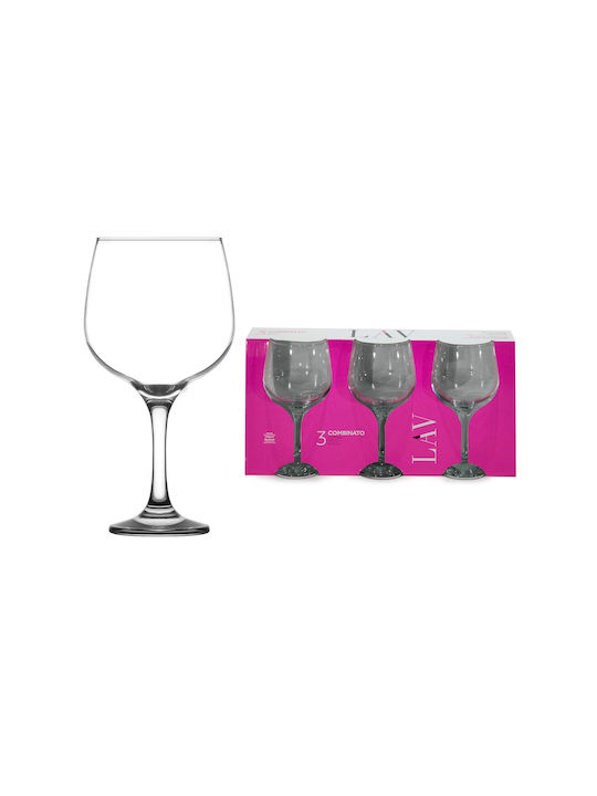 ArteLibre Gläser-Set für Weißwein aus Glas Stapelbar 3Stück