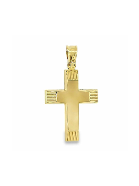 Xryseio Women's Gold Cross 14K