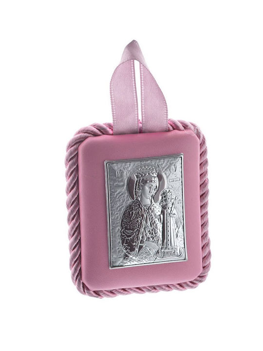 Paraxenies Heilige Ikone Kinder Amulett aus Silber Παι919