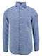 Geranio-933 Men's Shirt Linen Indigo