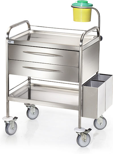 DM Construction Τροχήλατο Τραπεζάκι Nursing W70xD50xH95cm D-29-1