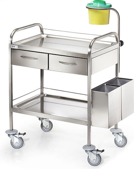 DM Construction Τροχήλατο Τραπεζάκι Nursing W50xD70xH85cm D-28