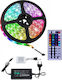 LED-Streifen 12V RGB Licht 5m Typ SMD5050 mit Netzteil