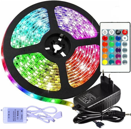 LED-Streifen 220V RGB Licht 5m Typ SMD5050 mit Netzteil